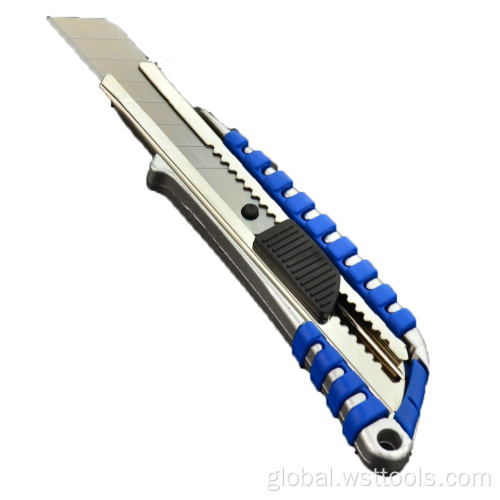 Auto-Lock Utility Knife 18mm Box Cutter Retractable Razor Blades Utilikty Knife Manufactory